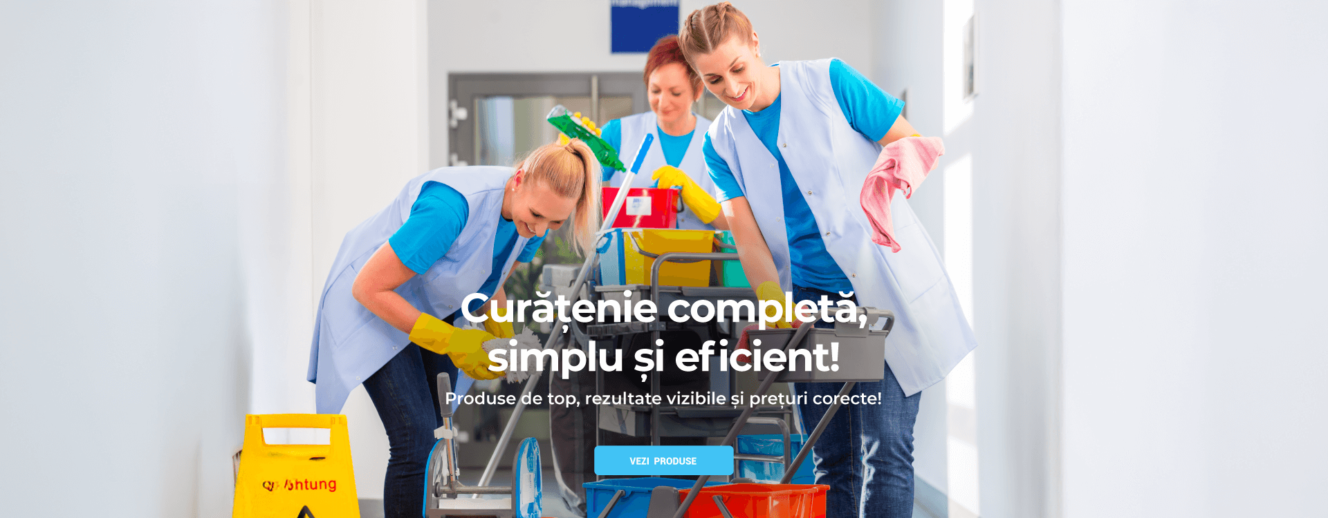 Echipamente pentru curatenie profesionale