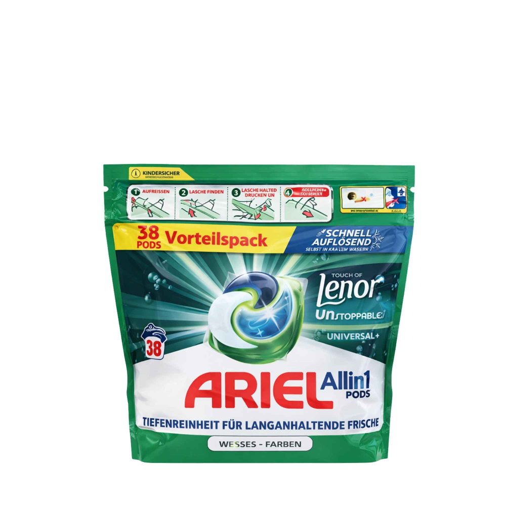 Detergent capsule ARIEL Allin1 PODS+ Touch of Lenor Unstoppables, 38 spalari [2]