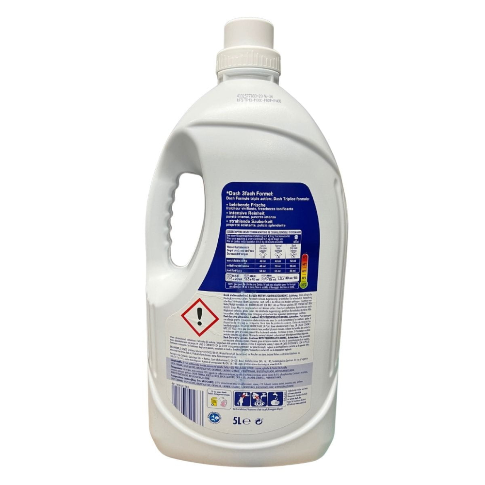 Dash detergent lichid pentru rufe Universal Allpen frische, 100spalari, 4,5l [3]