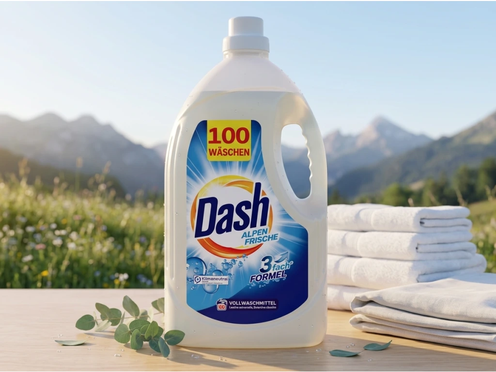 Rufe - Dash detergent lichid pentru rufe Universal Allpen frische, 100spalari, 4,5l
