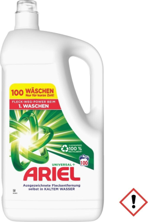 Rufe - Detergent lichid, Ariel, Universal, 100 spalari, 5 litri