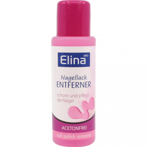 Ingrijirea personala - Elina acetona pentru unghii fara alcool 100ml