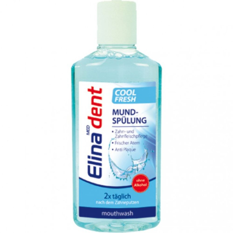 Igiena dentară - Elina Apa de gura Cool Fresh (fara alcool) 250ml