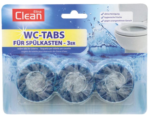 Detergent toaleta - Elina cleen wc tabs, Tablete de Curățare pentru rezervor de toaletă