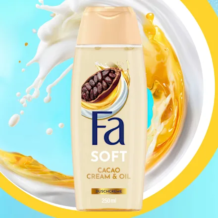 Geluri de duș - Fa Duschgel Soft Cacao cream&oil, 250ml
