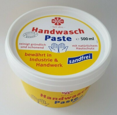Maini - Pasta abraziva pentru curatarea mainilor, Hollste Handwaschpaste, 500ml