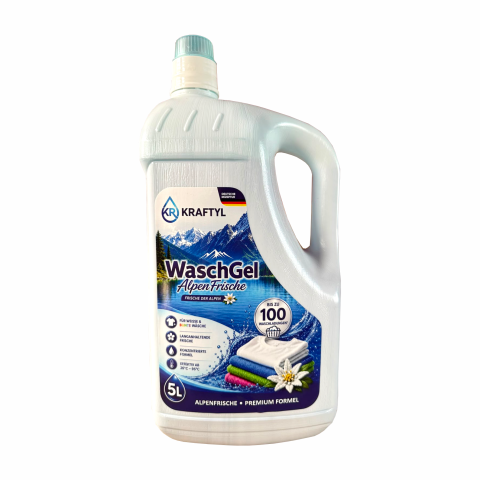 Rufe - KRAFTYL WaschGel AlpenFrische, detergent lichid de rufe universal, 5kg
