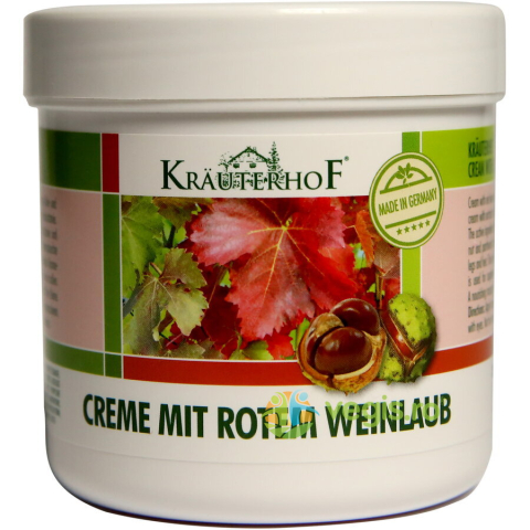 Ingrijirea personala - Krauterhof Crema cu castane si vita de vie rosie 250ml