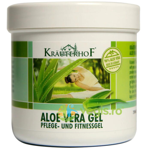 Ingrijirea personala - KRAUTERHOF Gel Fitness cu Aloe Vera 250ml