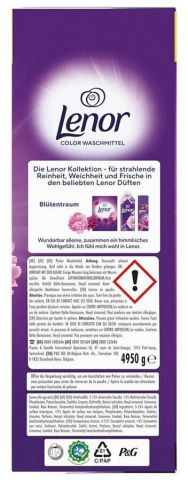 Detergent pudra pentru rufe, Lenor Color Amethyst Blütentraum, 90 de spalari, 4950g [1]