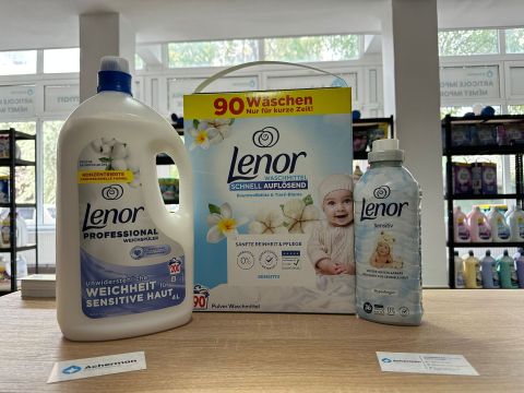 Detergent pudra pentru rufe, Lenor sensitive, 90 de spalari, 4950g [3]