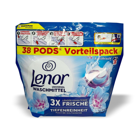 Rufe - Detergent Lenor Universal PODS All in 1, AprilFrisch 38buc