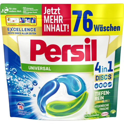Rufe - Persil Deep Clean 4in1 Discs Universal Detergent de rufe capsule, 76buc