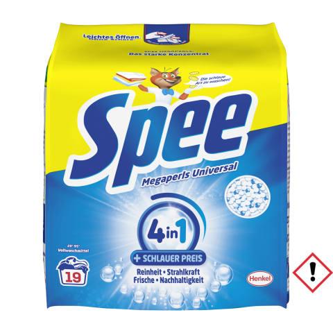 Detergenti casnici - Spee detergent Universal Megaperls 4in1, 19 spalari 1,14kg