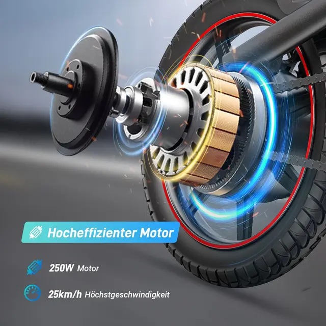 Bicicletă Electrică DYU DYU-D3S-001 Negru 250 W 10 Ah 14" [2]