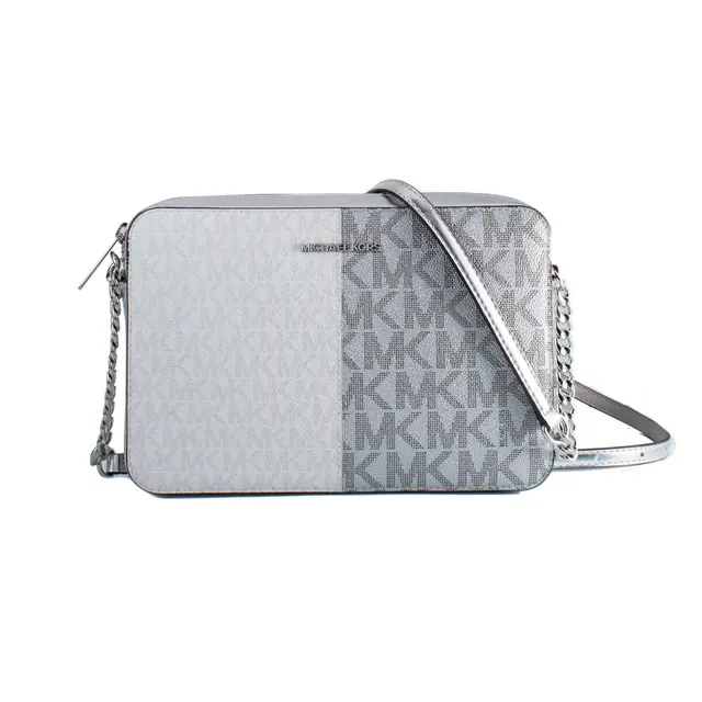 Fashion - Geantă Bandulieră Michael Kors 35F5STTC9Y-SILVER Gri 24 x 16 x 6 cm