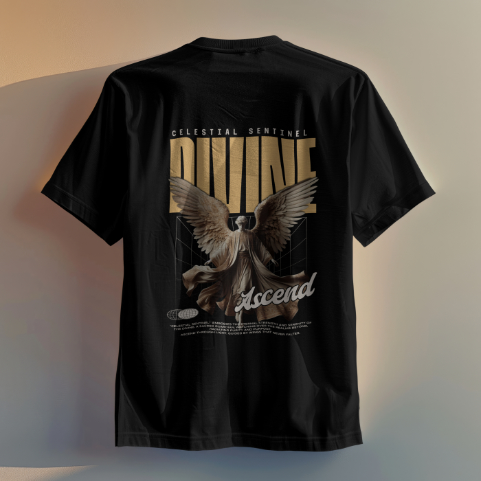 Tricou bărbați oversized 100% bumbac - Divine Ascend [3]