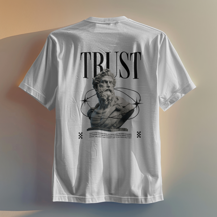 ricou bărbați oversized 100% bumbac - TRUST [3]