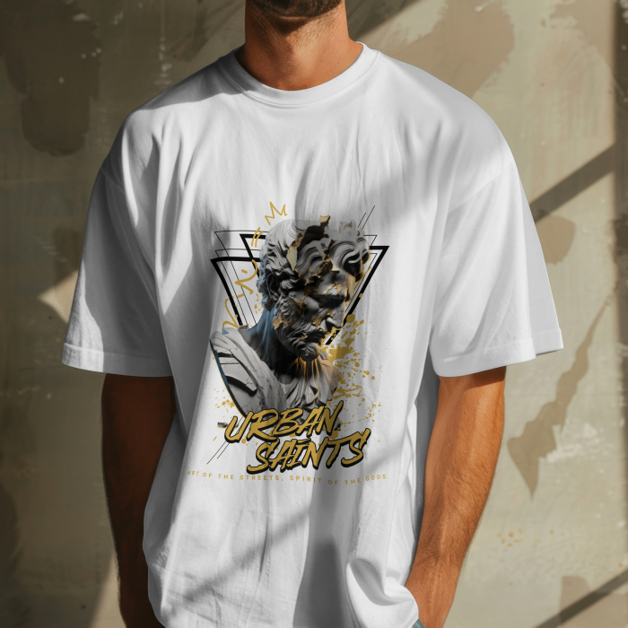 Tricou bărbați oversized 100% bumbac - URBAN SAINTS [2]