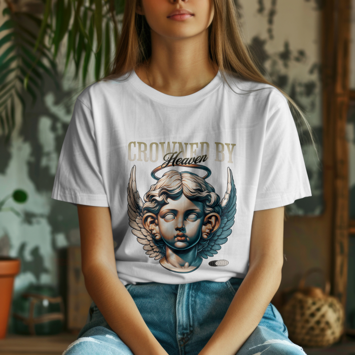 Tricou damă oversize „CROWNED BY HEAVEN” [3]
