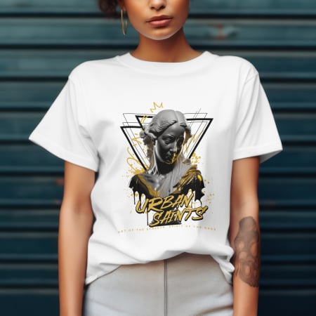 Inspirational & Art - Tricou damă oversize din bumbac – Urban Saints