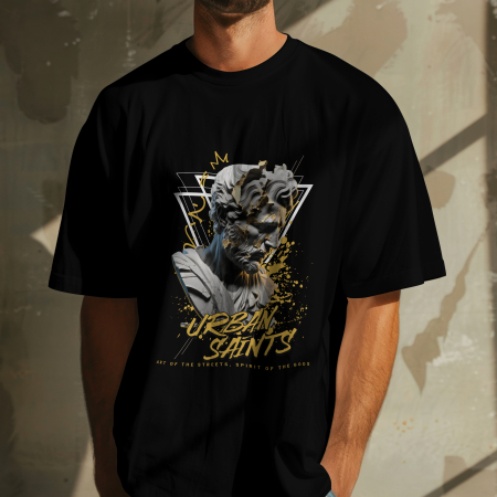 Inspirational & Art - Tricou bărbați oversized 100% bumbac - URBAN SAINTS