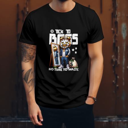 Tricou bărbați „Tick to Boss” – Streetwear Urban | 100% Bumbac [1]