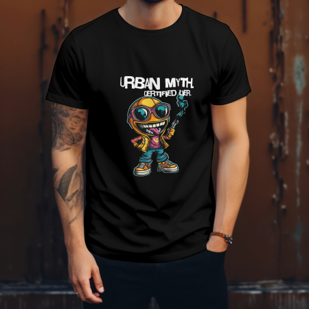Tricou bărbați „Urban Myth – Certified Liar” | Streetwear ironic [1]
