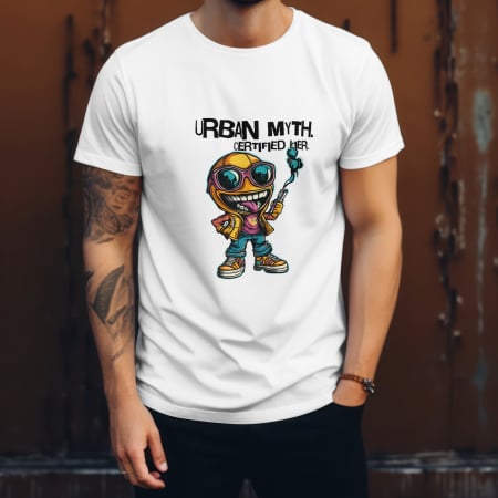 Urban Funny - Tricou bărbați „Urban Myth – Certified Liar” | Streetwear ironic