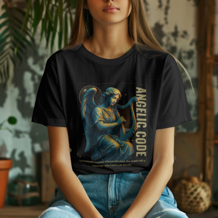 Tricou damă oversize „ANGELIC CODE” [3]