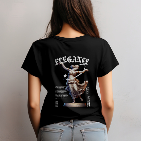 Tricou damă oversize 100% bumbac - Grace&Elegance [2]