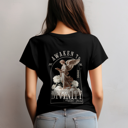 Inspirational & Art - Tricou damă oversize „DIVINITY”