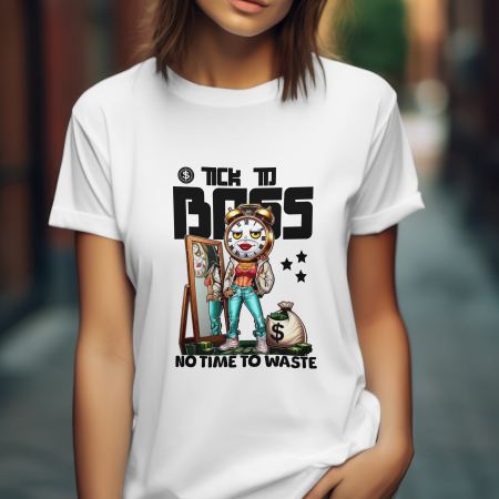 Tricou damă regular fit – Tick to Boss | Urban Style pentru lideri [1]