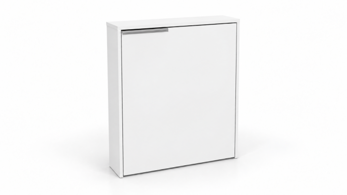 Birou Pliabil FLEX cu Rafturi, PAL, Alb, 80x30x100 cm [3]