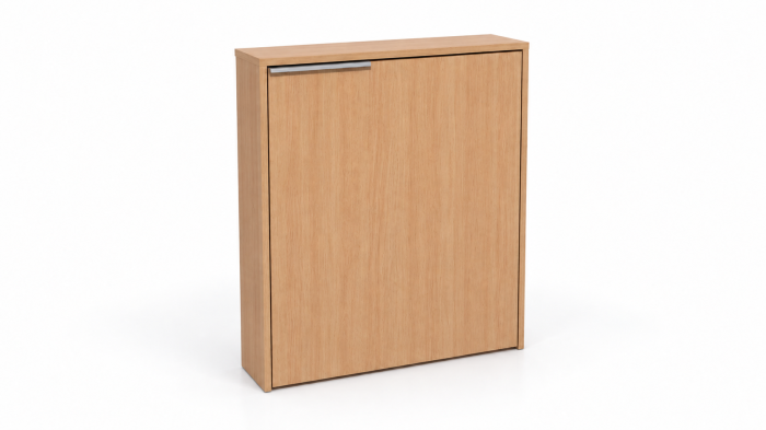 Birou Pliabil FLEX cu Rafturi, PAL, Fag, 80x30x100 cm [3]