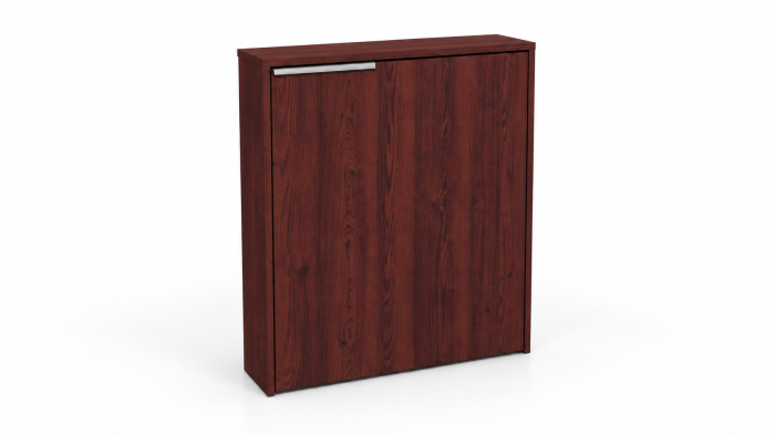 Birou Pliabil FLEX cu Rafturi, PAL, Mahon, 80x30x100 cm [3]