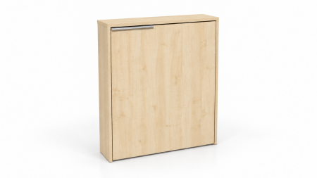 Birou Pliabil FLEX cu Rafturi, PAL, Arțar, 80x30x100 cm [2]