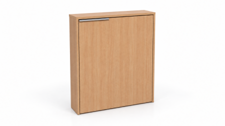 Birou Pliabil FLEX cu Rafturi, PAL, Fag, 80x30x100 cm [2]