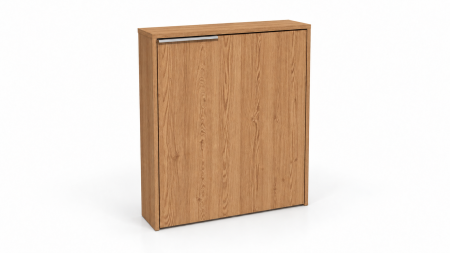 Birou Pliabil FLEX cu Rafturi, PAL, Stejar Natur, 80x30x100 cm [2]