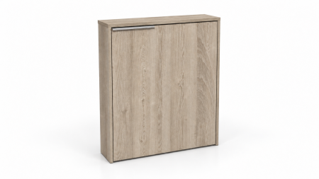 Birou Pliabil FLEX cu Rafturi, PAL, Stejar Sonoma, 80x30x100 cm [2]