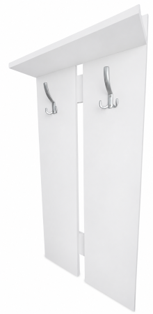 Cuier ROMA II, PAL, Alb, 50x110x19 cm