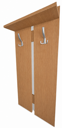 Cuier ROMA II, PAL, Stejar Natur, 50x110x19 cm