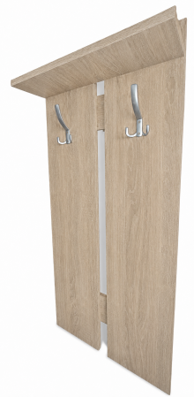 Cuier ROMA II, PAL, Stejar Sonoma, 50x110x19 cm