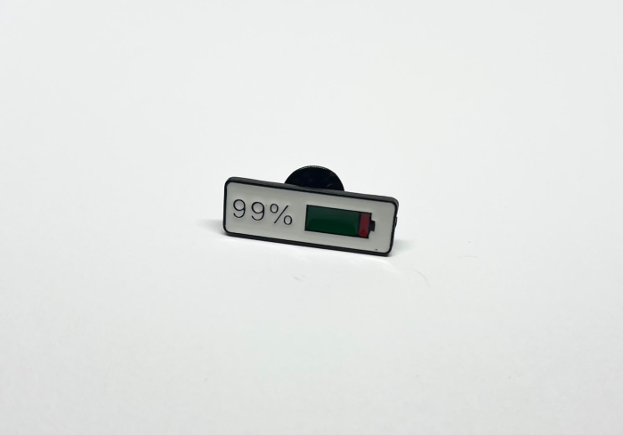 Pin metalic Baterie 99% [2]