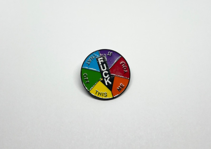Pin metalic „Fuck This” [2]