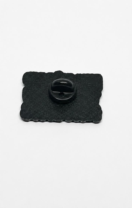 Pin metalic „I'm Nicer Than My Face Looks” [3]