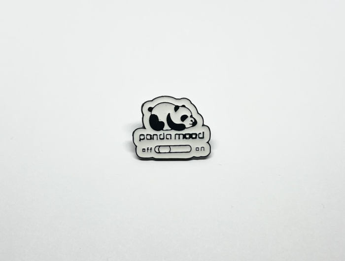 Pin metalic „Panda Mood” [2]