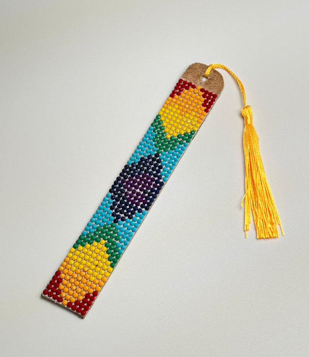 Semn de carte "Curcubeu floral" [2]