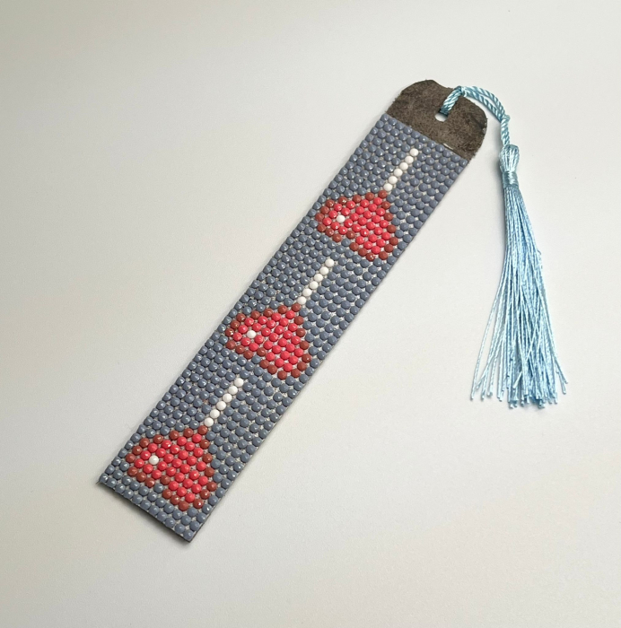 Semn de carte "Inimi in linie" [2]