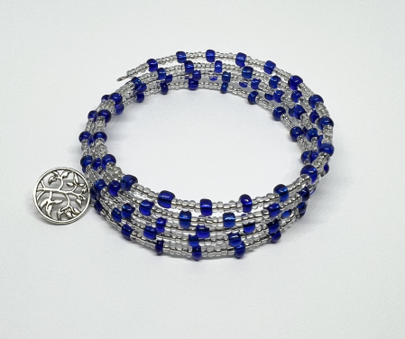 Bratari pe sarma cu memorie - Bratara Adancuri de Safir